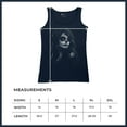 thumbnail image 7 of Web Sugar Skull Women's Tank Top Black White Monochrome Gothic Beauty Elegant Day of the Dead Dia de Los Muertos, 7 of 7