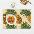 thumbnail image 5 of Fruits Pineapple Placemats Set of 4 Heat Resistant Place Mats 12"x18" Washable Table Mats Set Non-Slip Linen Table Placemat Kitchen Dining Table Runners for Tabletop Decoration, 5 of 6
