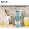 thumbnail image 3 of Keurig K-Mini Single Serve Coffee Maker, Oasis, 3 of 25
