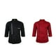 thumbnail image 1 of 2 uds de Chaquetas de cocinero BLESIY para hombre negro y rojo, 1 of 8