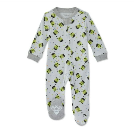

Baby - Silly steins Sleep & Play - Heather Grey Size 6-9 Months | Cotton