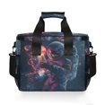 thumbnail image 7 of FORMRS Insulated Cooler Bag 24 Cans Capacity Soft Leakproof Lunch Box with Side Pockets, Glowing Jellyfish, 7 of 7