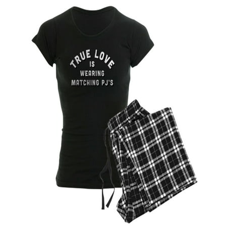 

CafePress - True Love Is Wearing Matchin - Women s Dark Pajamas