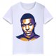 thumbnail image 3 of Camiseta de algodón blanca con estampado de Mbappé para niños, camisetas deportivas informales de verano de manga corta para niños y niñas, 3 of 5