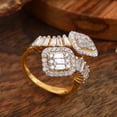 thumbnail image 3 of 1.65 TCW Baguette Shaped SI/HI Diamond Solid 18 Kt Yellow Gold Proposal Engagement Ring, 3 of 3