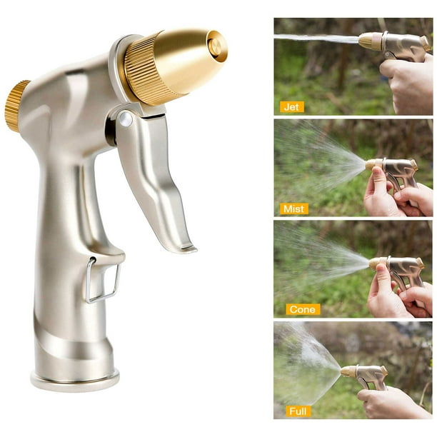 Blusmart Garden Hose Nozzle Water Sprayer Car Wash Water Hose Nozzle Heavy Duty Durable Material