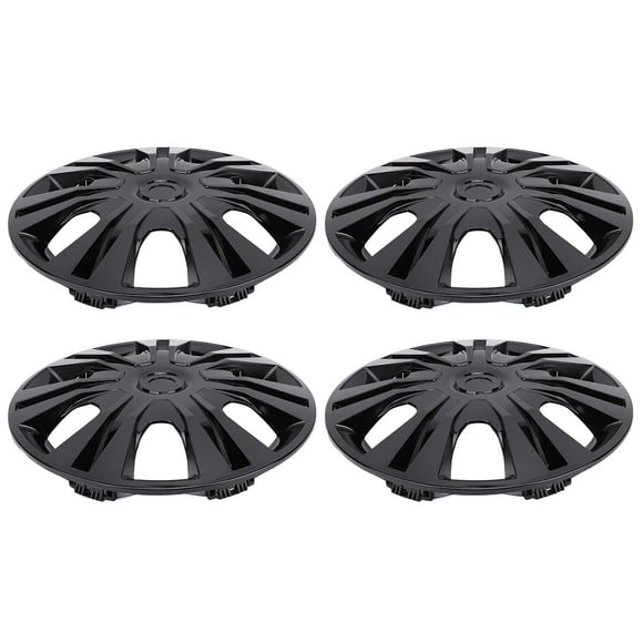 Enjoliveurs, Ensemble de 4, Ensemble d'Enjoliveurs de 16 Pouces, Couvre-Jante de Roue Élégant de 16 Pouces, Matériau ABS, Ajustement Universel pour Voitures, Camions, VUS, Remplacement de Couvre-Jante, Enjoliveurs R16 à Clipser