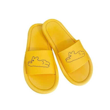 

Topumt Womens Slippers Sandals Anti-Slip Indoor & Outdoor Kids Slippers Cartoon Open Toe Shower Shoes