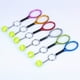 thumbnail image 5 of Billuyoard Paquete de 6 raquetas de tenis de simulación, llaveros portátiles, colgante deportivo, juego de llavero, suministros, regalos, esposa, verde Decoración del hogar Plata Billuyoard HA011953-04, 5 of 5