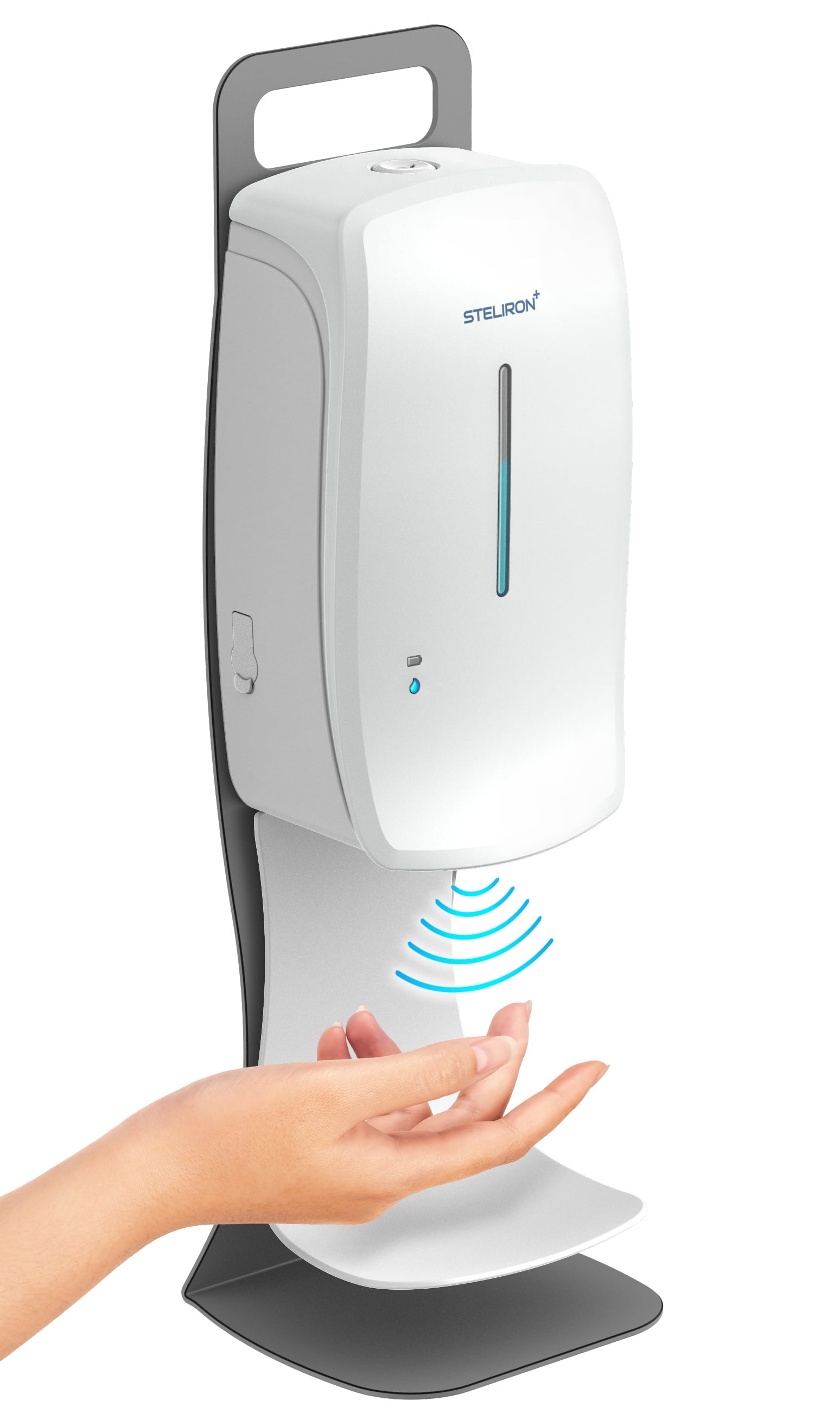 HealthSense Automatic Hand Sanitizer Dispenser (34oz) Touchless/Hands