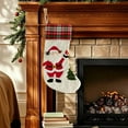 thumbnail image 4 of Christmas Stockings Set - Classic Red White 18 Inch Stockings with Snowflake Deer Design for Fireplace Mantle Family Holiday Decor, 4 of 5