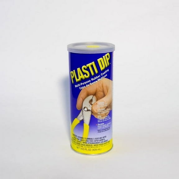 1 pc Plasti Dip Flat/Matte Yellow Multi-Purpose Rubber Coating 14.5 oz oz