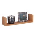 thumbnail image 1 of Honey-Can-Do Wall Ledge Shelf 15.75", Bamboo, 1 of 7