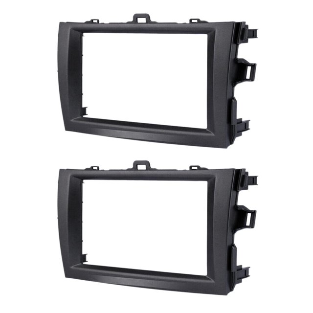4x 2din Radio de coche Fascia estéreo Dash Kit reproductor de Audio para 2008-2010 Corolla Radio estéreo marco de Dvd