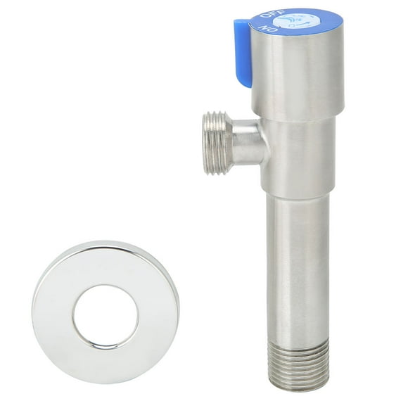 Household 304 Stainless Steel Kitchen Bathroom Faucet Angle Stop Valves Water Control Valve G1/2in