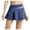 Blue, variant on Hienoo Women's Quick Drying Athletic Shorts High Waist Running Tennis Skirt Workout Skorts, Sizes M-XXL