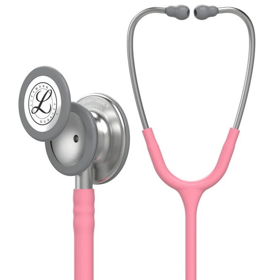 3M Littmann Classic III 27" Monitoring Stethoscope, Pearl Pink Tube, 5633