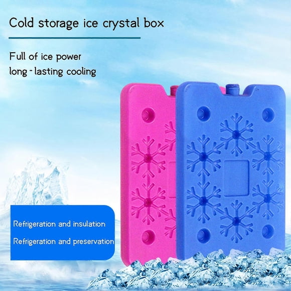Fresh Food Storage Ice Pack Freezer Box Reusable Leak-Proof Long-Lasting Frozen Box for Office School Outdoor Camping