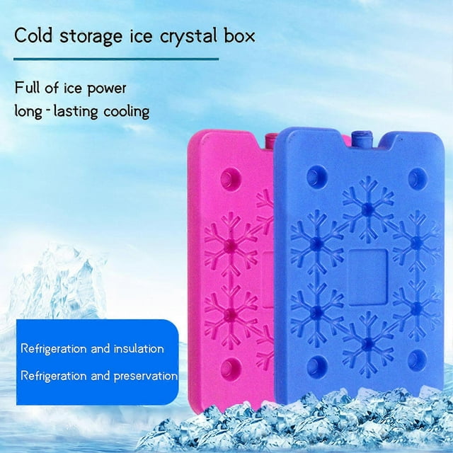 Fresh Food Storage Ice Pack Freezer Box Reusable Leak-Proof Long-Lasting Frozen Box for Office School Outdoor Camping