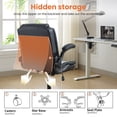 thumbnail image 6 of Fantasylab Executive Ergonomic 300LBS PU Leather Home Office Desk Chair, Computer Desk Chair with Adjustable Armrest,Black, 6 of 10