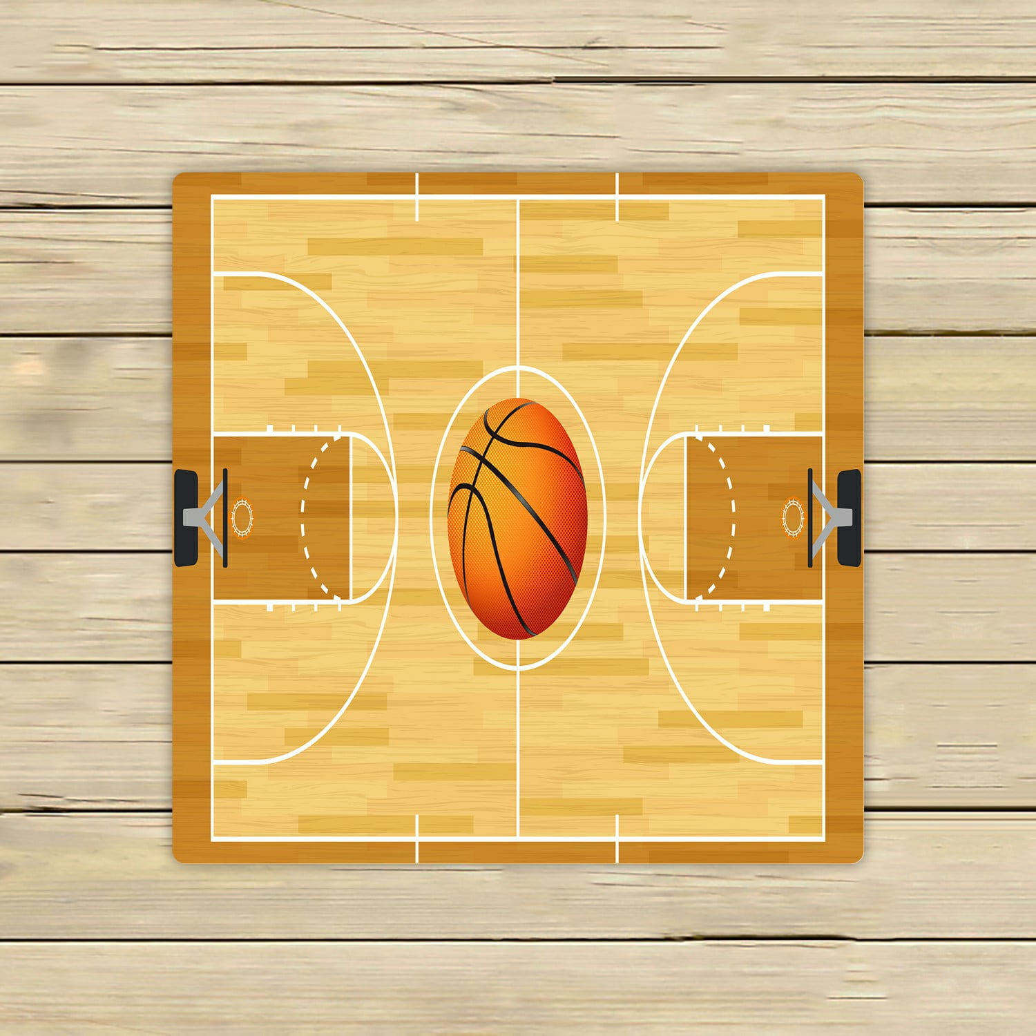 ECZJNT basketball court basketball in the center court Beach Bath