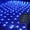 Blue, variant on Solar Net Lights Outdoor Garden, 100LED 1.1M X 1.1M Waterproof 8 Modes Solar Mesh Fairy Icicle String Lights for Backyard Patio Gazebo Fence Lounge Party Decoration