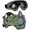 DW, variant on Airsoft Protective Gear Set, Half Face Mesh Mask with Ear Protection and Goggles for Adult Men Women BBS Paintball Shooting CS Survival Games Cosplay