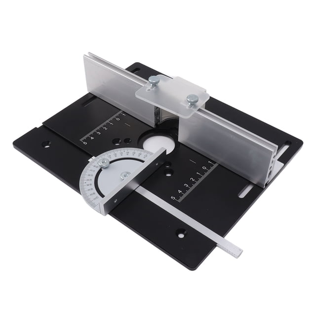 Placa De Inserción Para Máquina Cortadora De Fresado, Placa De Inserción Para Mesa De Enrutador, Acero De Aleación De Aluminio, Multifunción, Fácil Montaje Para Carpintero