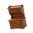 thumbnail image 4 of Vitrina/librería para casa de muñecas a escala 1/16, ideal para dormitorio, estudio o sala de estar. Acabado liso. marrón, 4 of 9