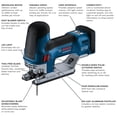 thumbnail image 2 of Sierra caladora Bosch GST18V-60BCN 18V sin escobillas con luz LED, 2 of 8