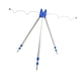 thumbnail image 1 of Soporte para caña de pescar para tierra, soporte para caña de mar, 5 cañas de pescar, trípode, aleación de aluminio plegable resistente, soporte para, 1 of 8