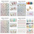 thumbnail image 6 of 1500+ Patterns Christmas Nail Art Stickers Decals, Kalolary Self-adhesive Nail Stickers Santa Claus Snowflake Snowman Christmas Bell Tree Stick Elk for Christams Nail Decorations (12 Sheet Large Size), 6 of 7