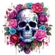 thumbnail image 1 of 5D DIY Kit Calavera Rosa Del Artesanía 30x30cm, 1 of 9