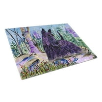 Caroline's Treasures SS8666LCB Scottish Terrier Glass Cutting Board Large, 12H x 16W, multicolor
