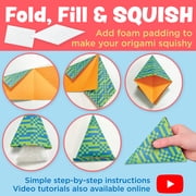 Creativity for Kids Origami Squishies Kit | Fold, Decorate & Squish 24 DIY Paper Creations (Ages 7+)