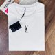 thumbnail image 3 of Camisetas y blusas de marca de lujo Camiseta de gran tamaño Ropa para hombre Camiseta de manga corta en blanco y negro, 3 of 5