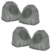 Theatre Solutions Outdoor Granite Rock 4 haut-parleurs avec woofers 8" Yard Spa