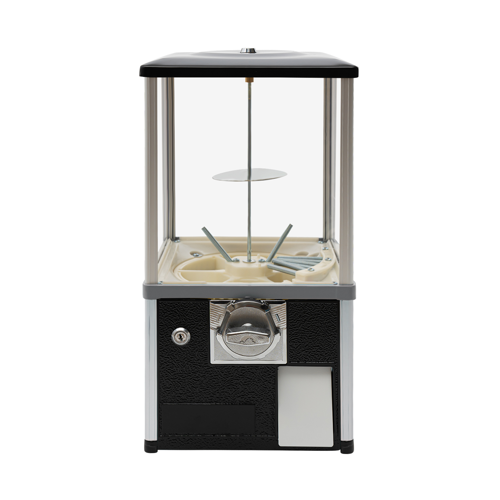 Commercial Gumball Machine,11.42”x10.24”x20.87” Candy Vending Machine for 1.18-2.17in Toys/Candies Gumball Bank for Game/Retail Stores