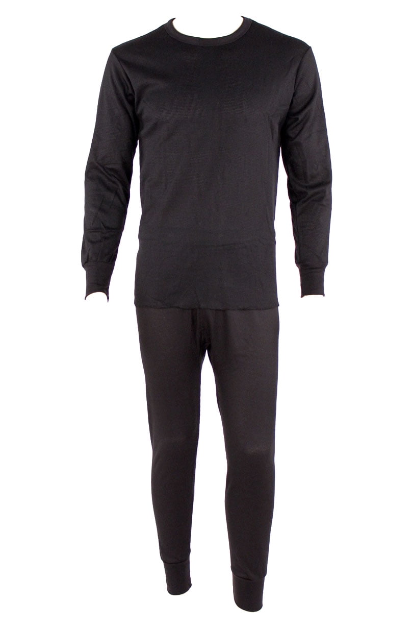 Mens Thermal Long Sleeve And Long John Set Winter Work Underwear Size UK S-XL 