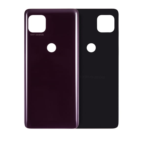 Replacement Back Cover Compatible For Motorola Moto One 5G Ace (XT2113-1/2 / 2021) (Volcanic Gray)