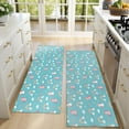 thumbnail image 4 of Kitchen Rugs Sets Of 2,Blue Cartoon Unicorn Rainbow Cloud Pattern Anti Fatigue Kitchen Mat Rugs Non Slip Washable,Decorative Kitchen Floor Mats for Kitchen,Sink,Laundry,17"X47", 4 of 5