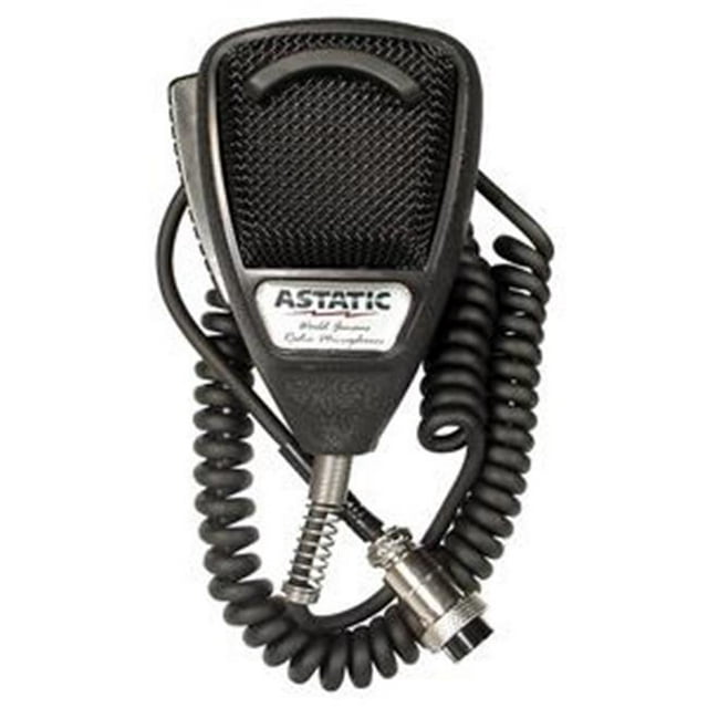 Astatic 30210002 Microphone à Réduction de Bruit Caoutchouté Noir