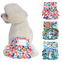 Bobasndm 1/3PCS Washable Dog Diapers, Highly Absorbent Diapers for Female Dogs, Dog Clothes for Dogs in Heat, Period, Incontinence, or Excitable Urination