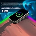 thumbnail image 2 of RGB Gaming Mouse Pad 15W Wireless Charging Large Waterproof Desk Mat 13 Light Modes Mousepad 31.5x11.8 Dead Trees and Flamingos, 2 of 6