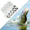 thumbnail image 4 of Bass Fishing Hooks, Reliable And Durable High Carbon Steel Offset Worm Hooks For Freshwater And Saltwater, Texas Style Worm Bait Hooks With Sharp Fish Hook For Consistent Hookups, 4 of 6