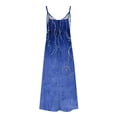thumbnail image 3 of Vestidos de Verano con Cuello en V para las Mujeres 2025 Imprimir Vestido de Cuello Redondo sin Mangas Vestidos Largos Casuales, Ligeros Y de Moda, 3 of 5
