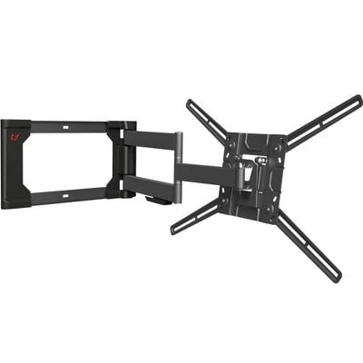 Full Motion Tv Wall Mount Monitor Bracket For 32 52 Inch Led Lcd And Plasma Flat Screen Displays Up To Vesa 400x400 Universal Fit Swivel Tilt Articulating With 10 Hdmi Cable Walmart Com