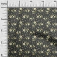 thumbnail image 2 of oneOone Cotton Cambric Gray Fabric Floral Sewing Craft Projects Fabric Prints By Yard 56 Inch Wide, 2 of 4