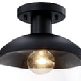 thumbnail image 5 of D308M-SF-MB Designers Fountain Rey - 1 Light Semi-Flush Mount -10.25 Inch Tall and 13 Inch Wide-Matte Black Finish, 5 of 8