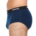 thumbnail image 3 of Men's Microweight Woolverino Brief - Navy Blue - Small, 3 of 4